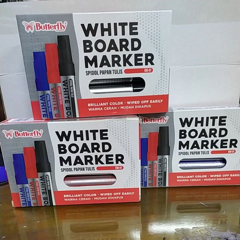 

ECER SATUAN Spidol Butterfly Whiteboard marker
