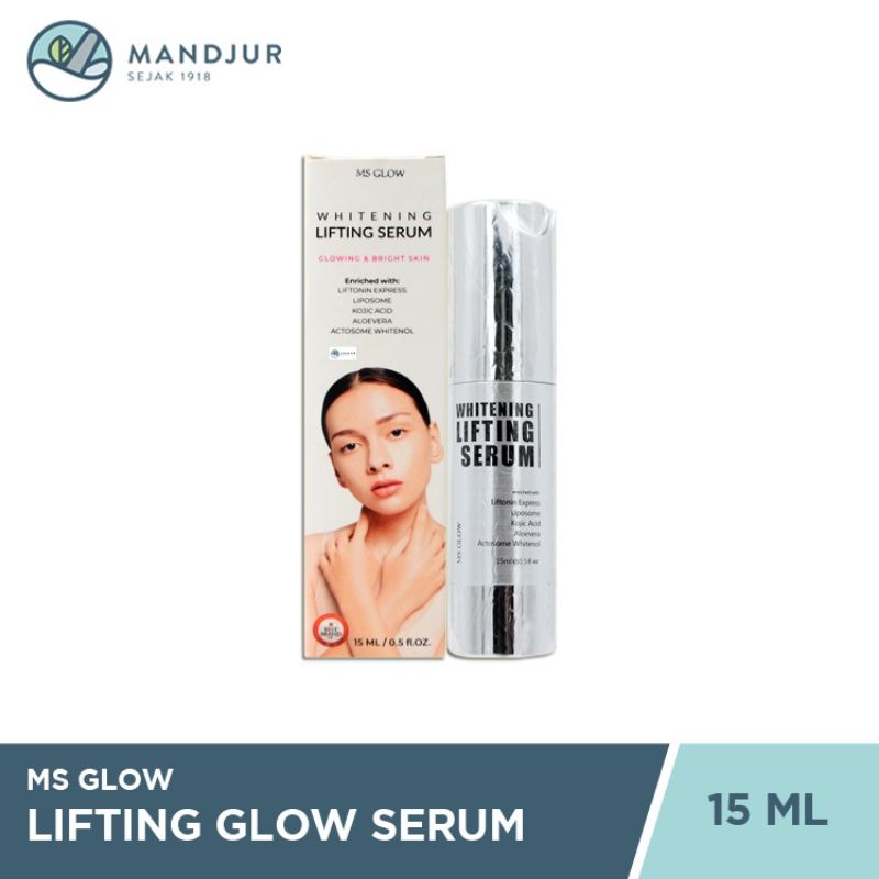 Ms Glow Whitening Lifting Serum - Membantu Mengencangkan Kulit Wajah