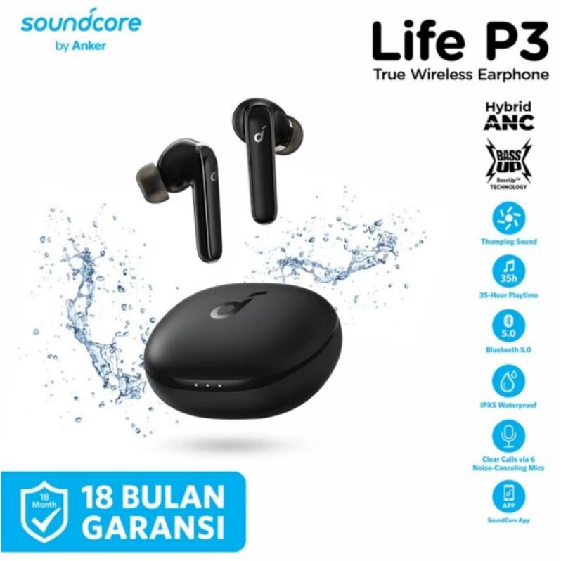 Earphone TWS Angker soundcore life P3 ANC A3939