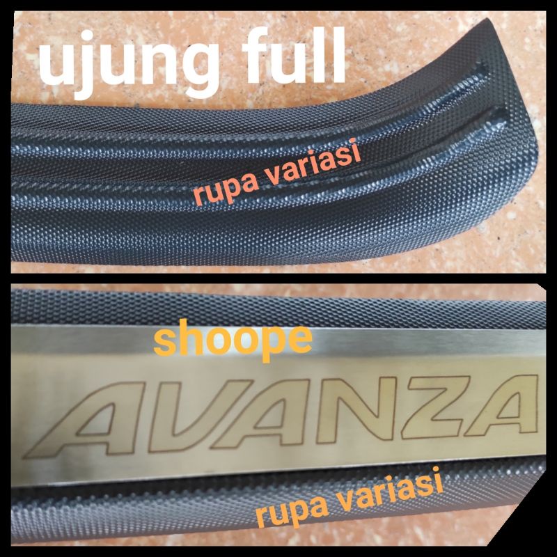 sill plate sealplate silplate PINTU belakang BAGASI toyota avanza lama 2004 sampai 2011 2005 2006 2007 2008 2009 2010 plastik abs