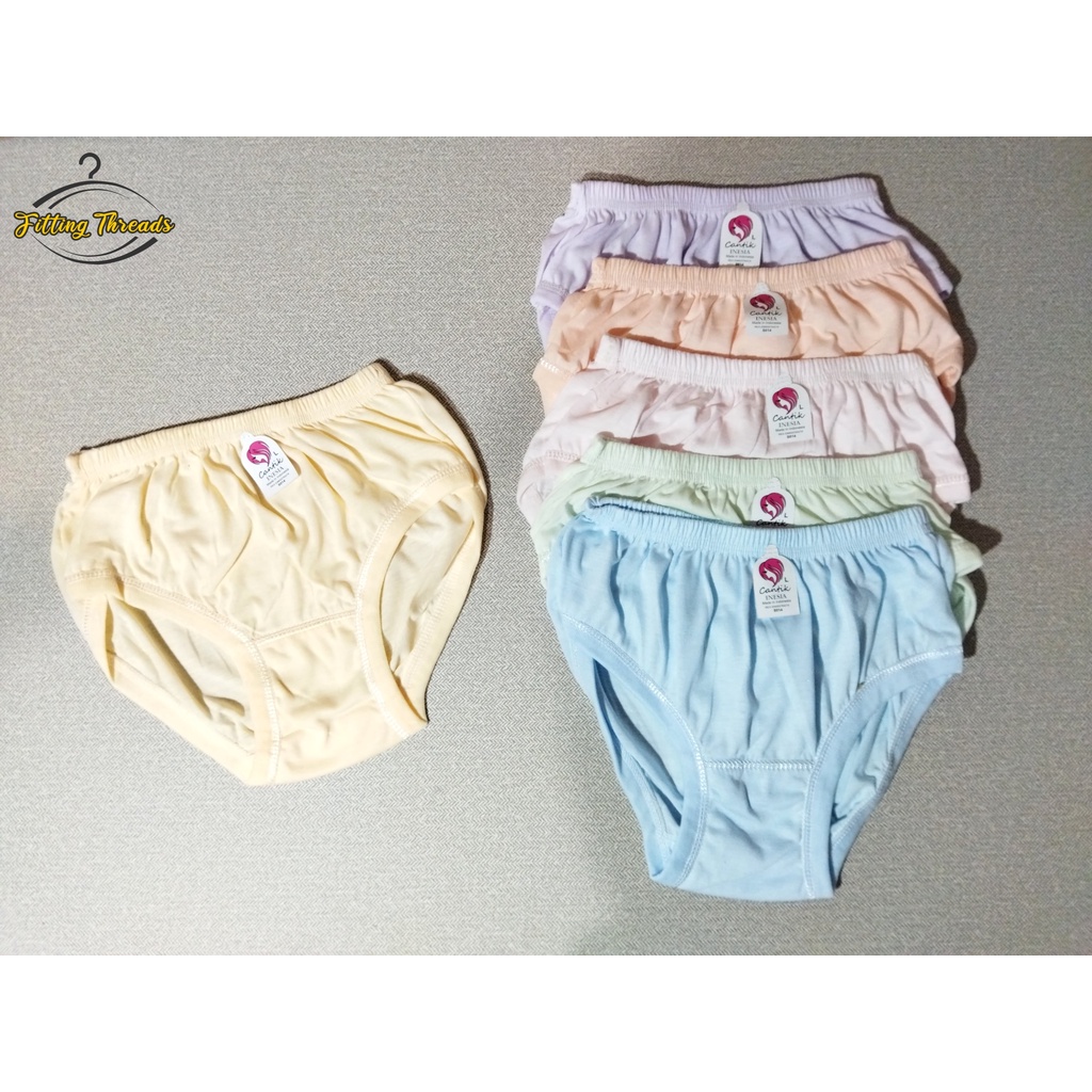 3 Pcs Daleman Celana Dalam Wanita Ibu Hamil Bigsize Cantik Inesia / CD Sempak Cewek BUMIL Kotobuki Jumbo Polos