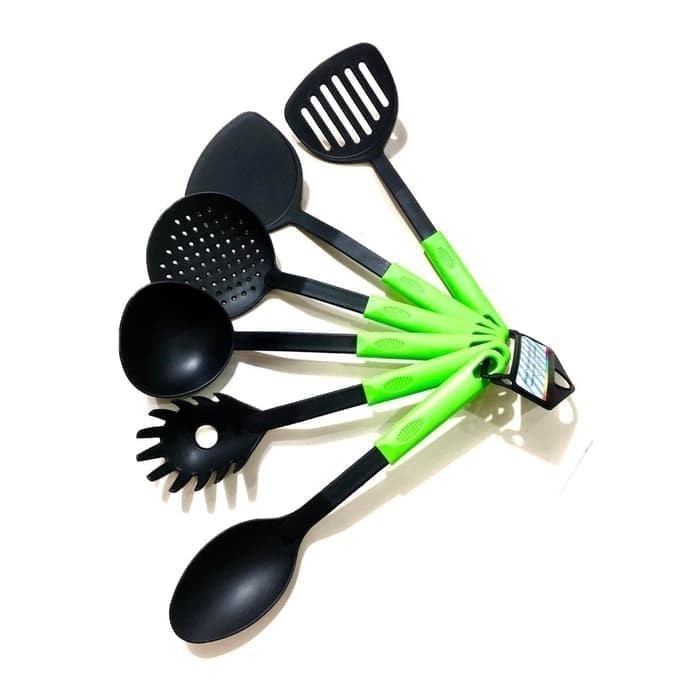 Perlengkapan dapur Spatula Set Lengkap 7 Pcs Praktis