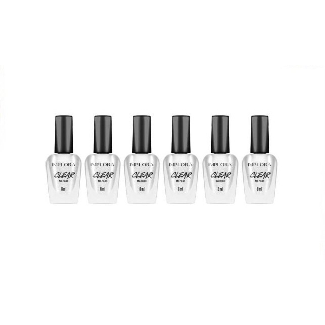 Implora Nail Polish Clear 8ml Kuteks Cat Kuku Wanita Bening Kutex Original Bpom Halal Murah