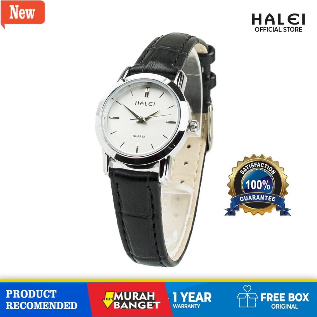 Jam analog wanita terbaik- Halei watch Official Store Garansi resmi 1 tahun Jam Tangan Halei Origina