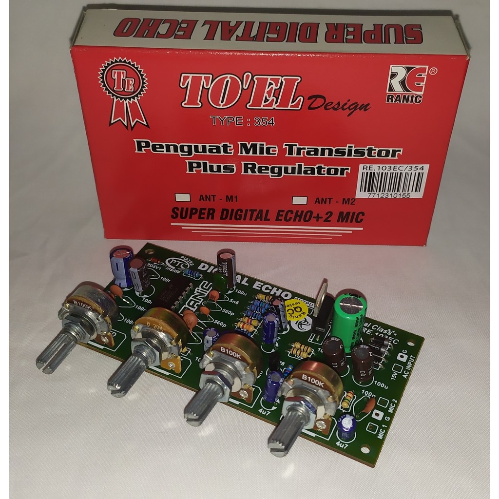 Kit Echo TOEL Super Digital 2 Mic Plus Regulator-Ranic Type-354