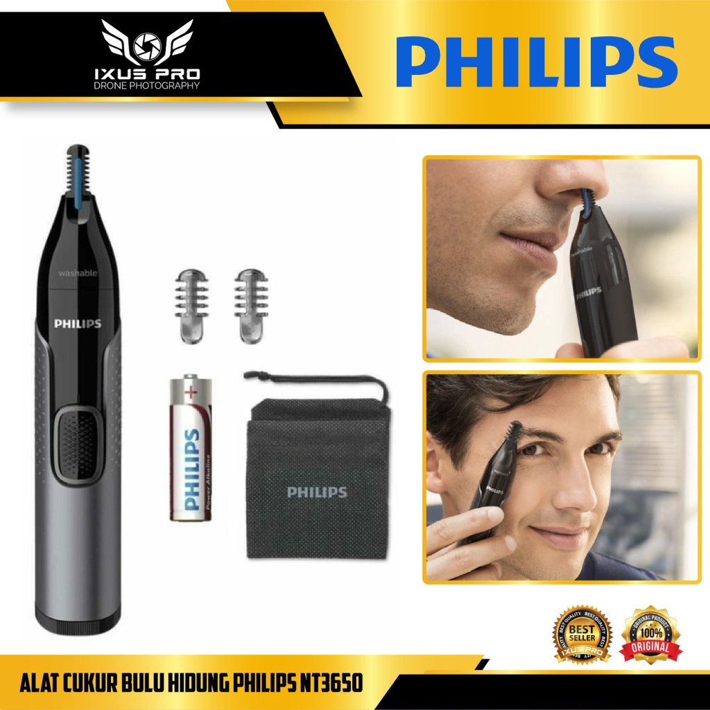 Alat cukur bulu hidung philips NT3650