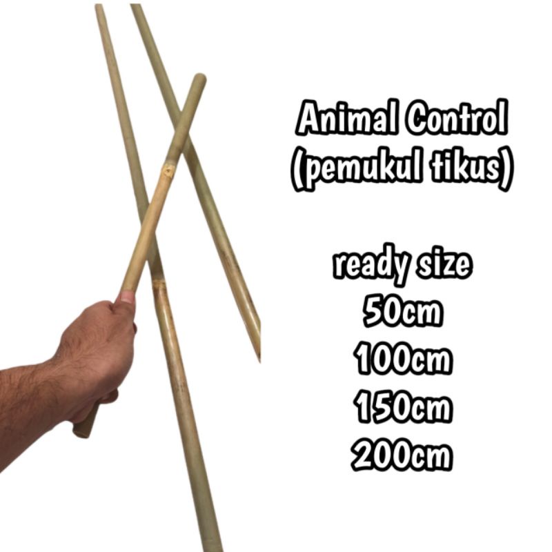 Pet Control (pemukul tikus), pemukul bambu, pemukul, bambu kecil