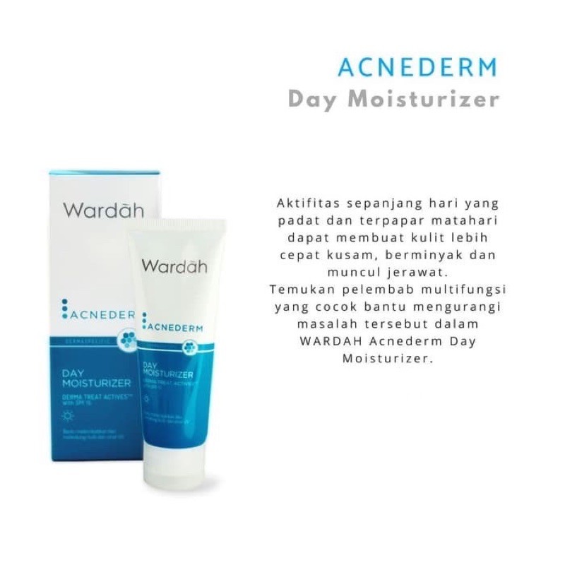 WARDAH ACNEDERM DAY CREAM MOITURIZER