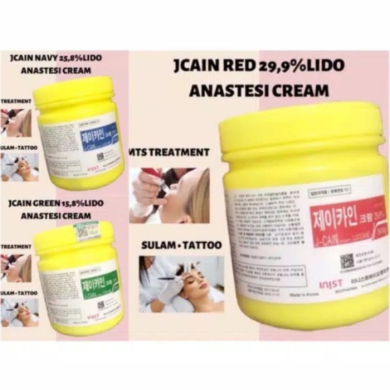 ANASTESI CREAM/ CREAM KEBAL/ CREAM BAAS/ CREAM BAAL/ CREAM ANASTESI JCAIN UNTUK DERMAPEN