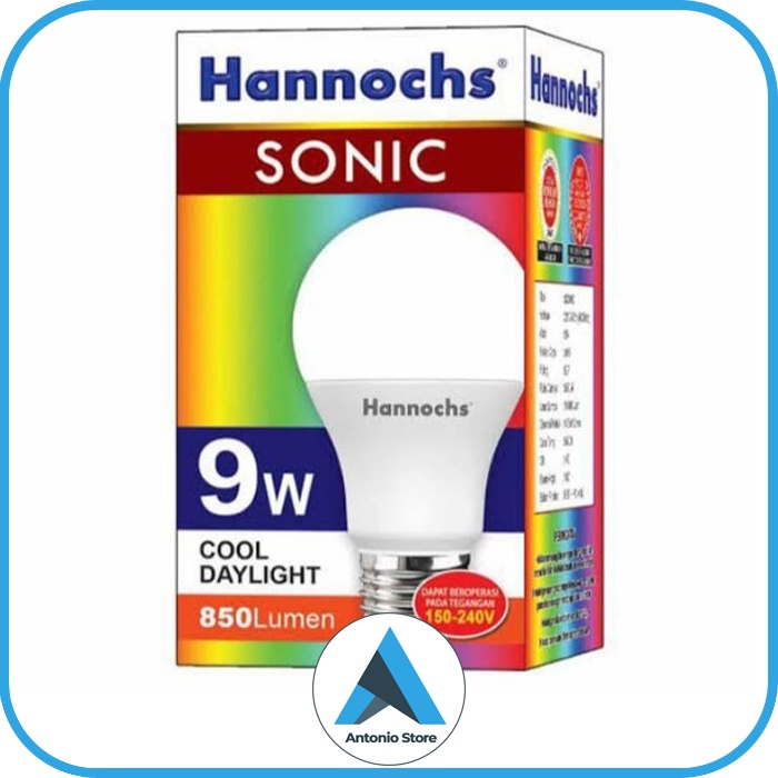 Hannochs SONIC lampu LED 9w/9 Watt