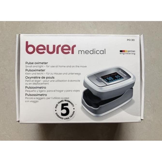 Oximeter Beurer PO 30 Finger Pulse Oxymeter Alat Ukur Kadar Oksigen