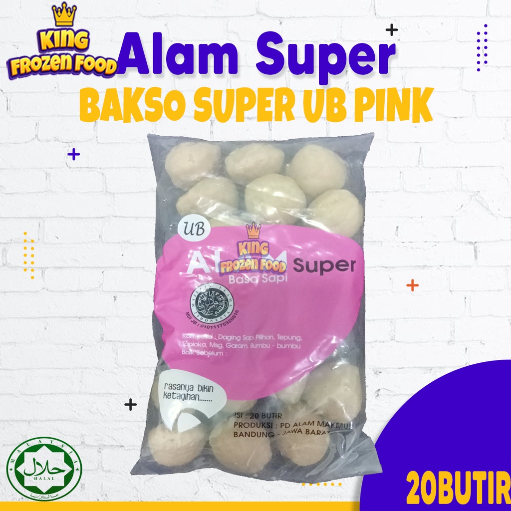 Bakso Alam Super UB Isi 20 Butir