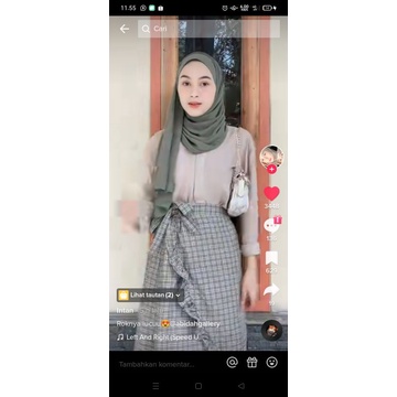 GIRLY SKIRT/ ROK KOTAK KOTAK BY ABIDAH GALLERY/ SKIRT KOTAK/ ROK TARTAN PANJANG/ SKIRT TARTAN PANJNH