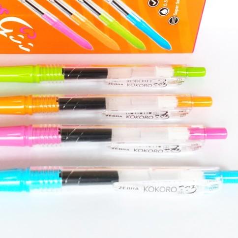 

♩ Pulpen Zebra KOKORO Sweet Gel 0.5mm per Lusin ►