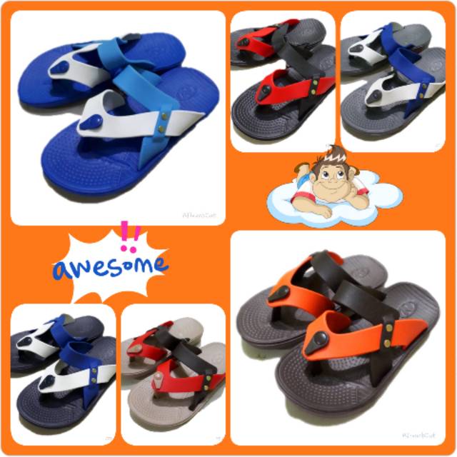 Sandal anak jepit new era warna / sendal jepit anak laki laki new era