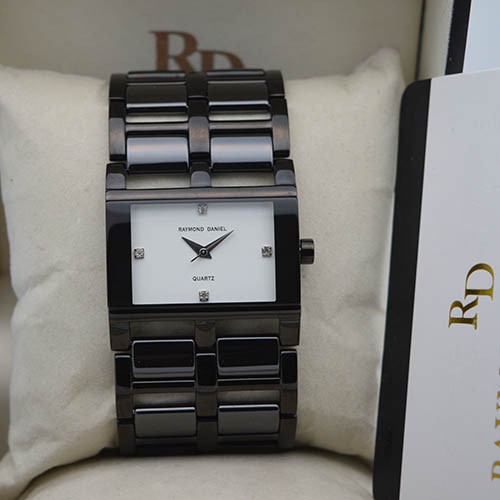 Jam Tangan Wanita Raymond Daniel RD 033 Black White