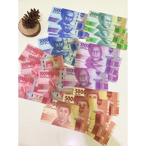 UANG MAINAN - UANG MAHAR - UANG MAINAN MAHAR ASLI - UANG PALSU - REPLIKA UANG MAHAR - UANG MURAH - U