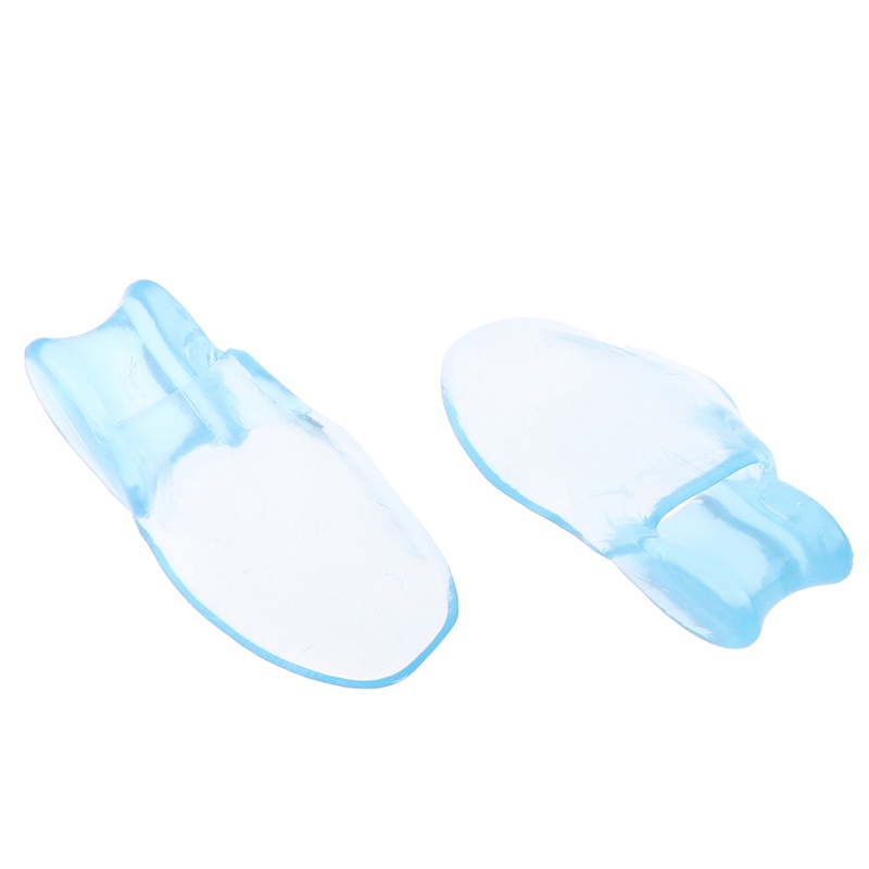 {LUCKID}1 Pair Silicone Gel Bunion Toe Corrector Orthotics Straightener Separator Pain