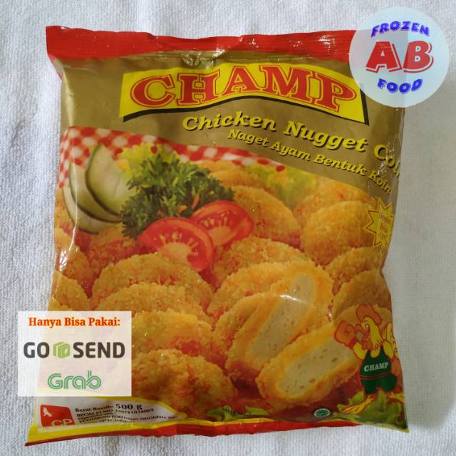 

CHAMP Chicken Nugget Coin 500 gram CHAMP Naget Ayam Bentuk Koin 500gr CHAMP Nugget Coin Naget Koin