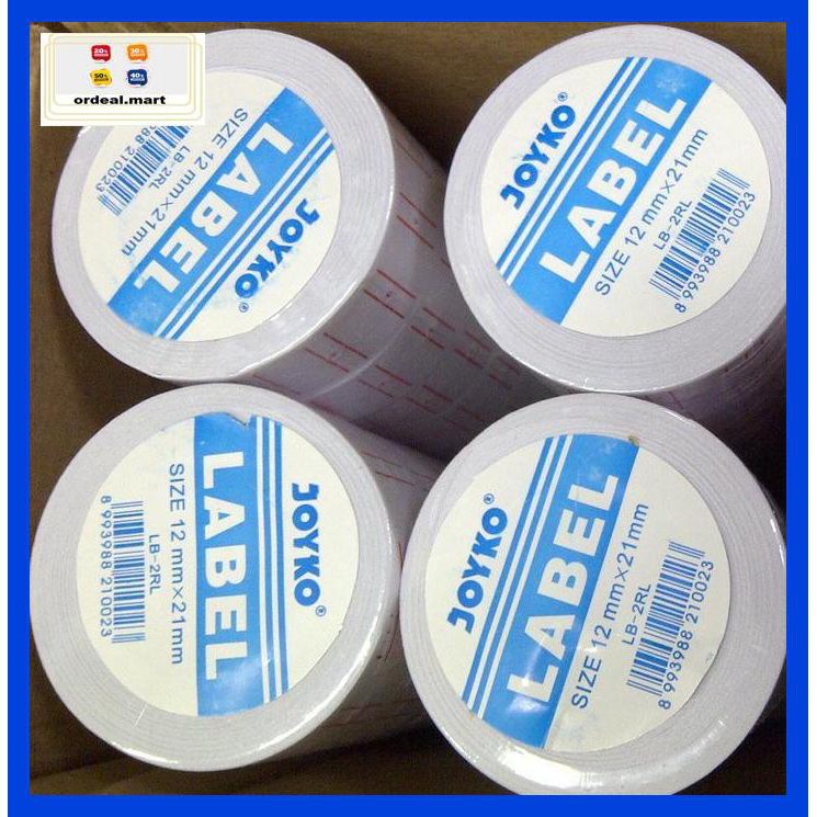 

6Rtiut7- Kertas Label Price Labeller Joyko 5500M Atau Alat Label 1 Baris 5Ea5W5-