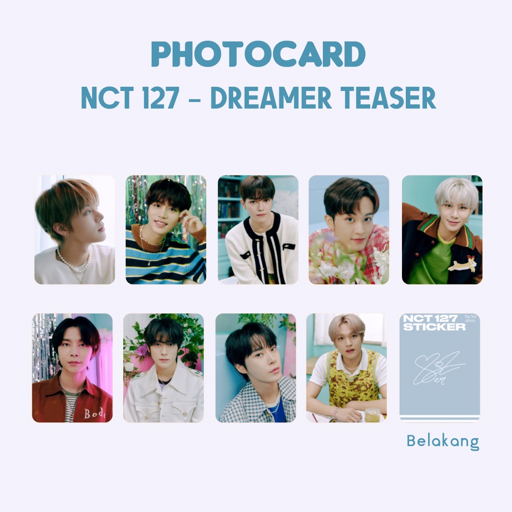 NCT127 PHOTOCARD NCT 127 - DREAMER TEASER