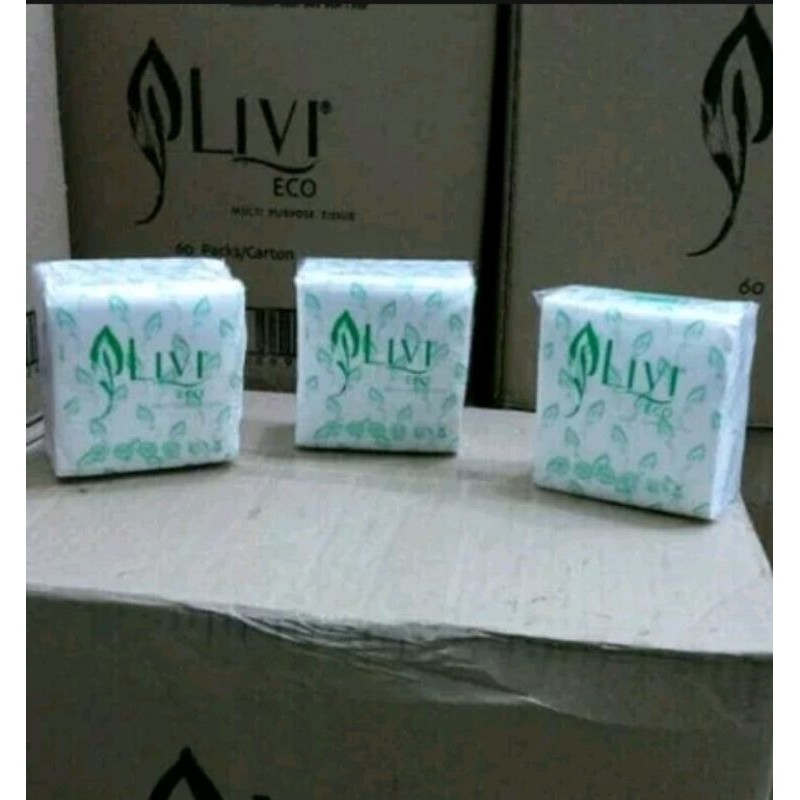 Tissue livi eko atau tissue livi kotak eco