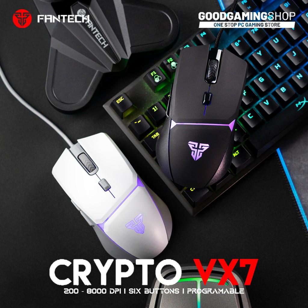 Fantech Crypto VX7 Black - Gaming Mouse