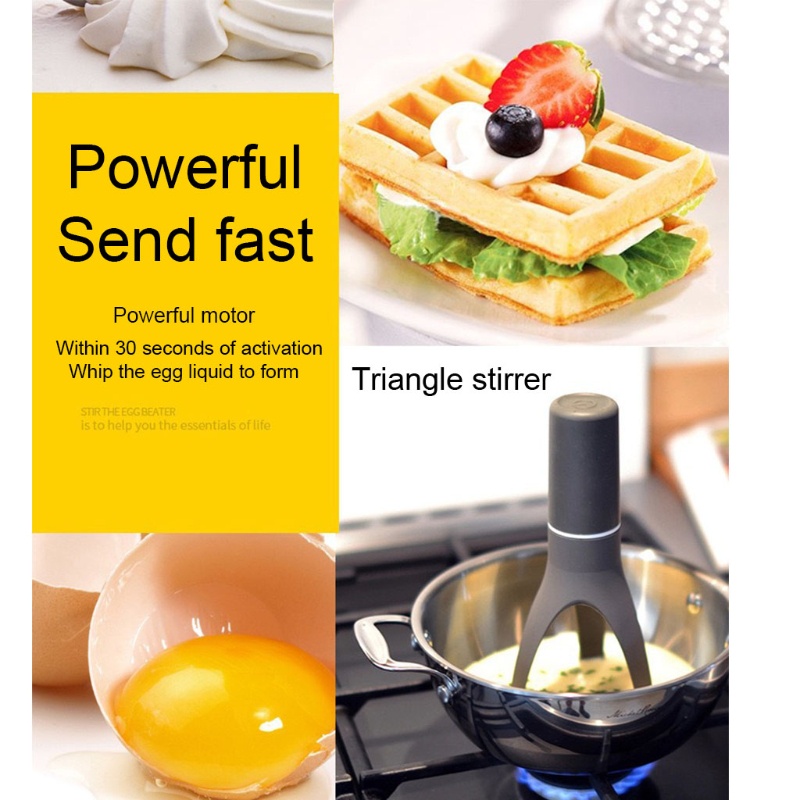 3 Speed Adjustable Electric Auto Whisk Stirrer Stir Crazy Stick Blender