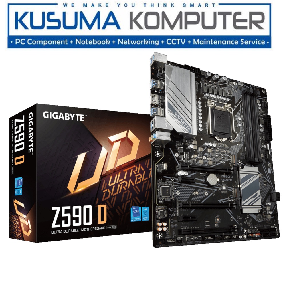 Gigabyte Motherboard Z590 D,  4 DIMMs, Q-Flash Plus, RGB FUSION 2.0