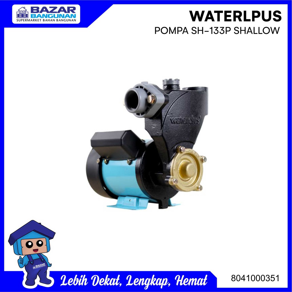 Waterplus - Pompa Air / Jet Pump Sumur Dangkal Sh 133 P / 133P / Sh133P