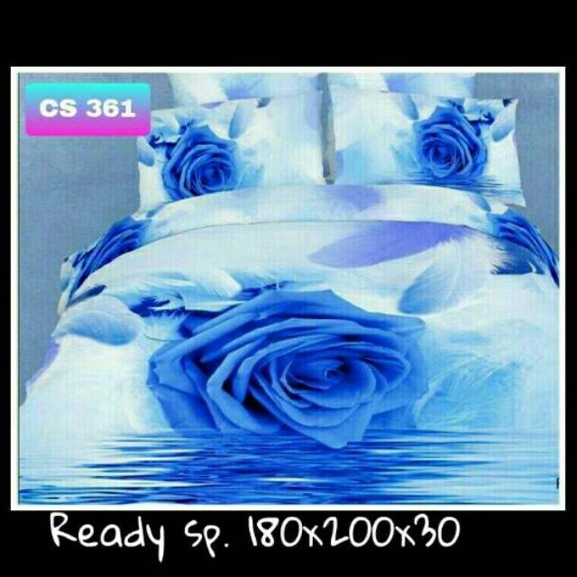 READY Sprei katun jepang motif panel atau 3d