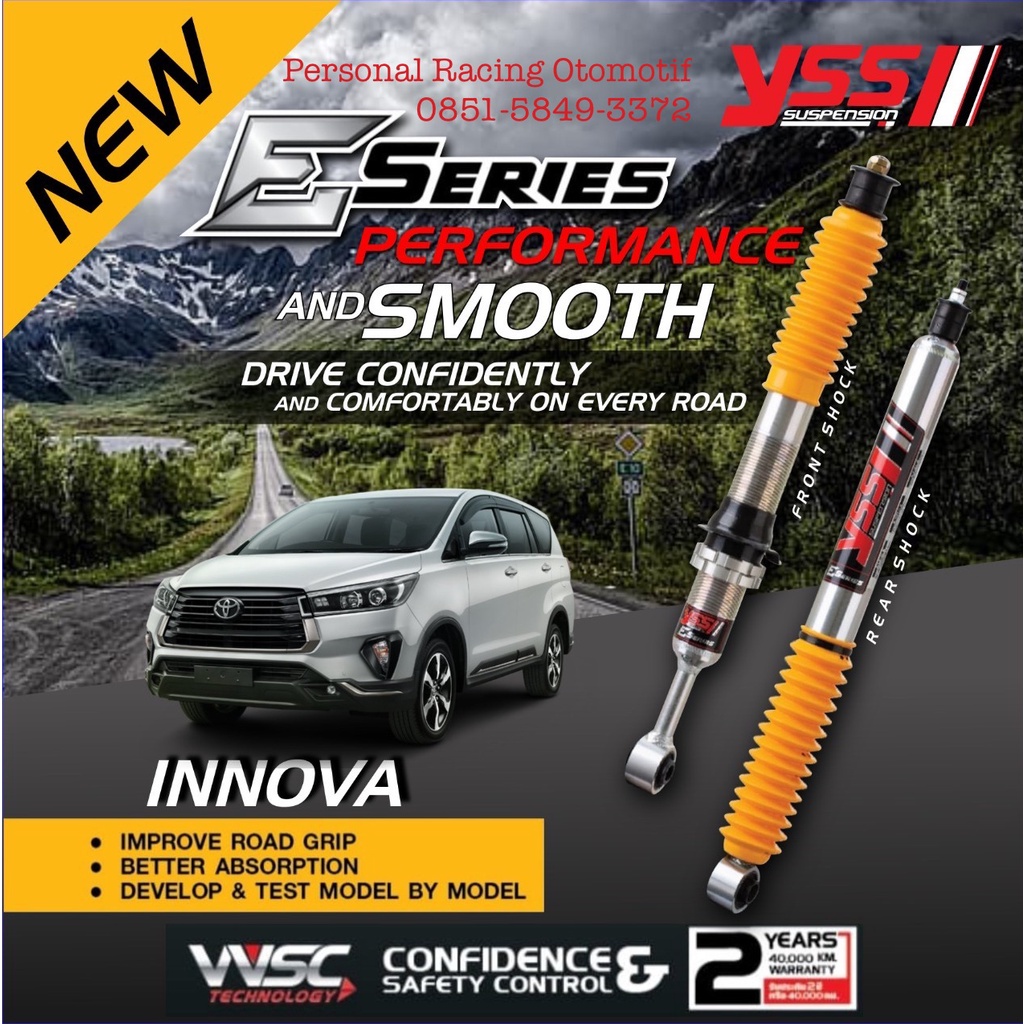 Shock YSS E Series Monotube Shockbreaker Innova Reborn GD KD 06-22
