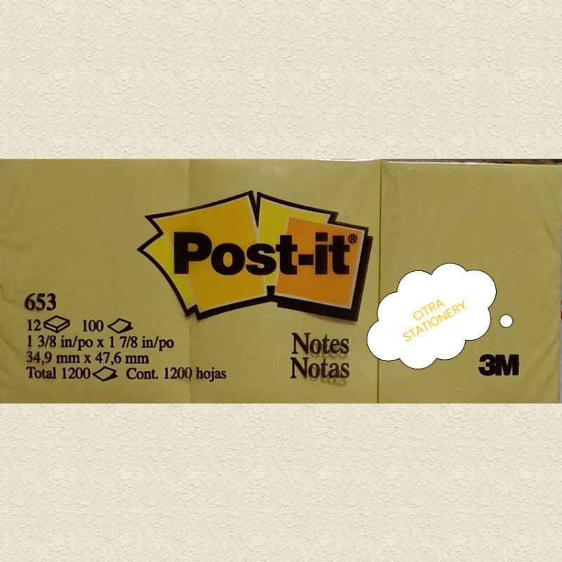 

POST IT 653 MERK 3M (ORIGINAL)