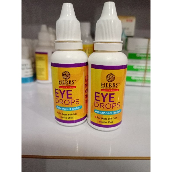 Obat tetes mata kucing&amp;anjing - HERBS EYE DROPS 30ml