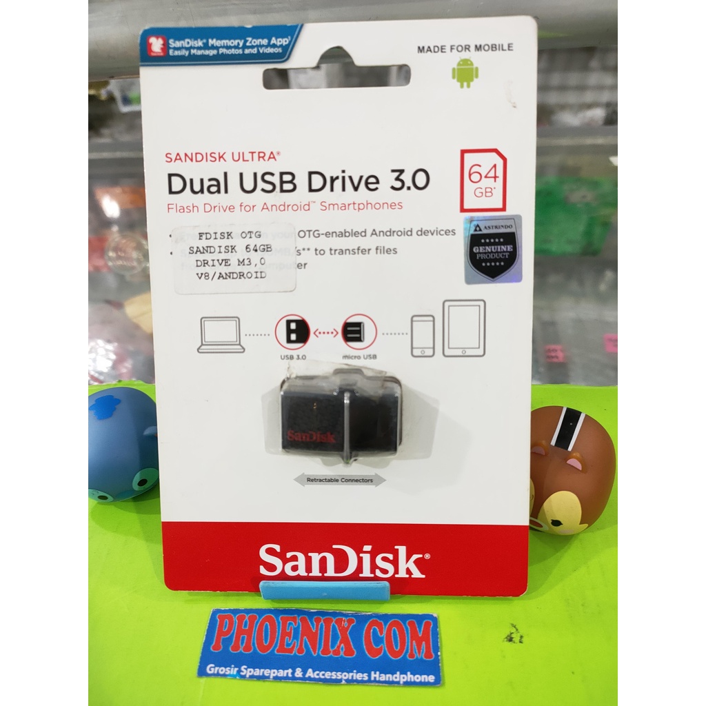 OTG FLASDISK SANDISK 64GB