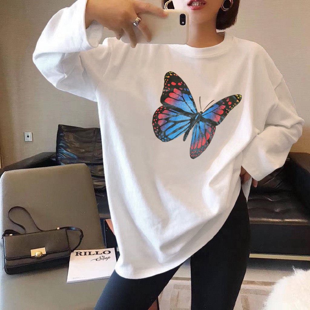 Oversize Longsleeve Butterfly Fit XL (LD 108, PJ 70)