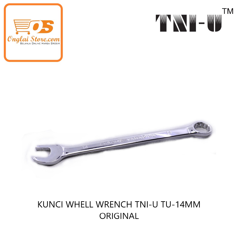 KUNCI WHELL WRENCH TNI-U TU-14MM ORIGINAL 两用扳手  (HARGA SPESIAL)