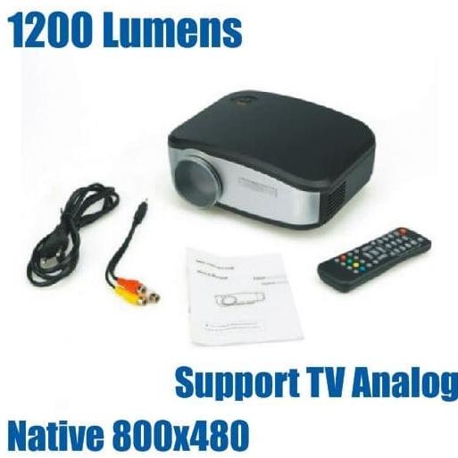 Cheerlux C6 Proyektor Infokus C-6 C 6 Projektor Dengan TV Tuner Murah stock ada