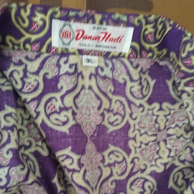 Size Xxl Batik Danar Hadi Solo