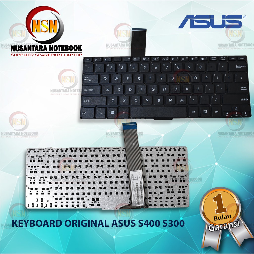 Keyboard Original Asus VivoBook S400 S400E S400CA S400C 0KNB0-4107US00