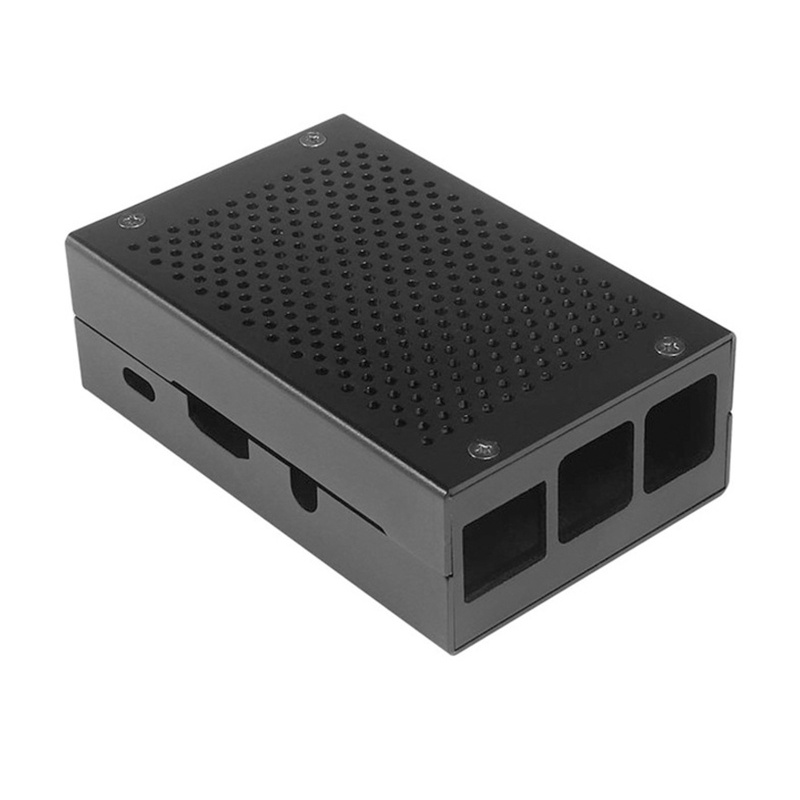 Btsg for Raspberry Pi Fan ABS for Case Silver Black Enclosure Untuk Raspberry Pi 4mode