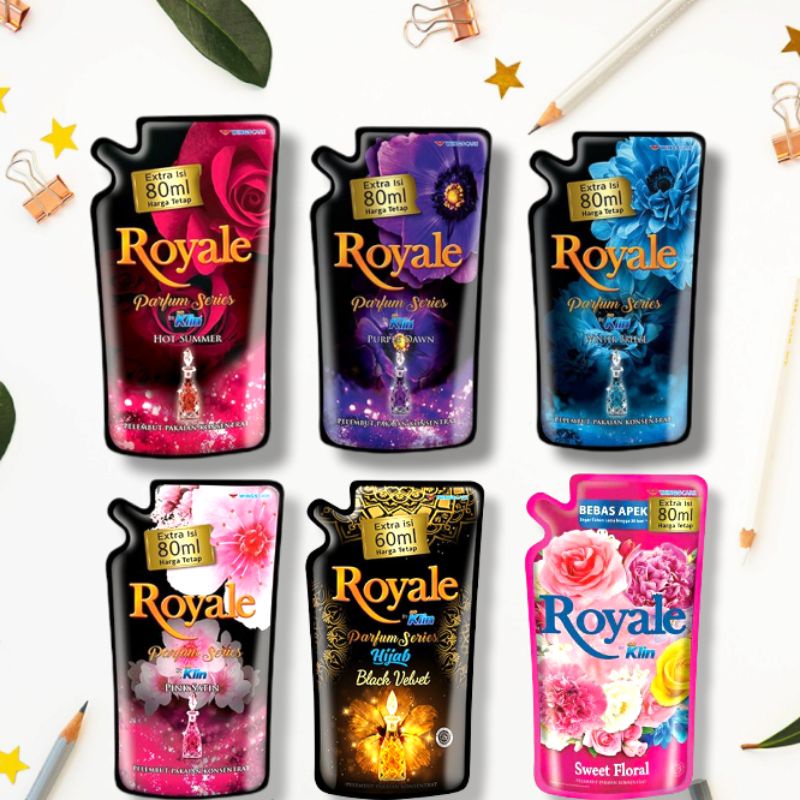 ROYALE SOKLIN PEWANGI DAN PELEMBUT PAKAIAN 800ML