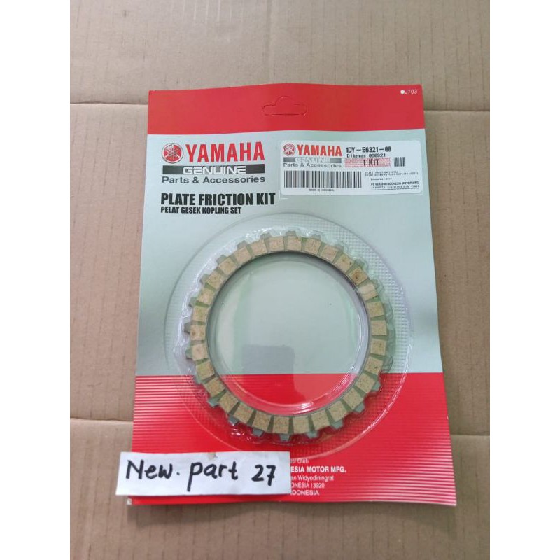 kampas kopling (1DY)  sett 2 pcs Yamaha Jupiter z1 injeksi