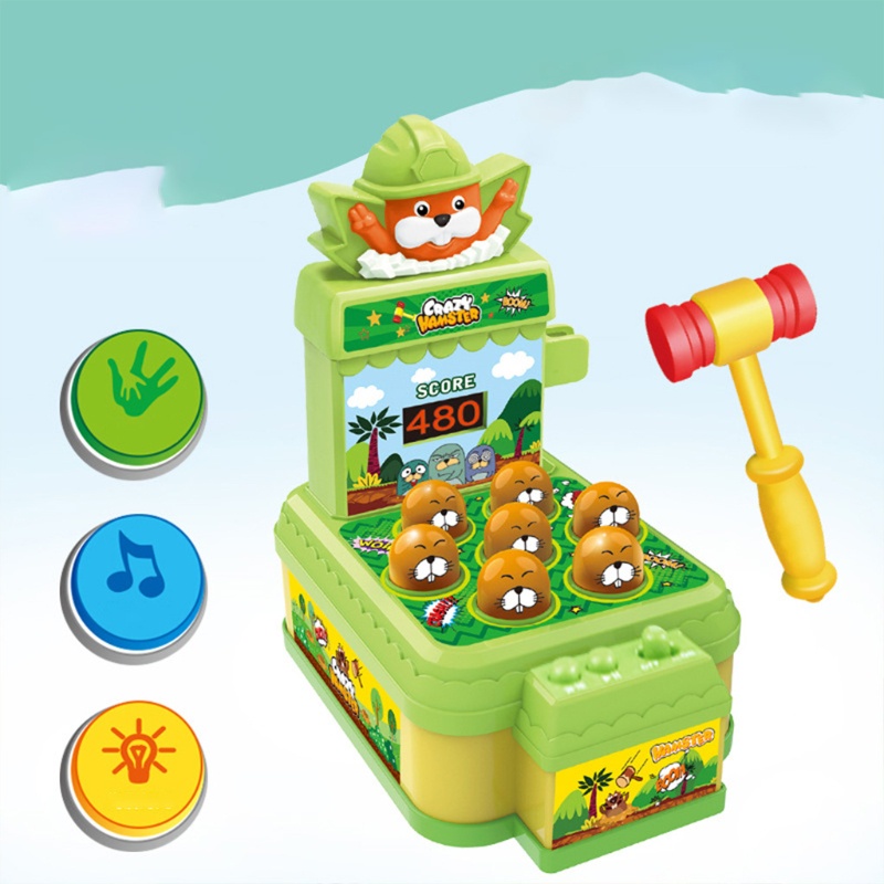 Mary Baby Whack the Mole Game Mainan Untuk Anak 3 4 5+tahun Yang Dioperasikan Koin Pon Arcade