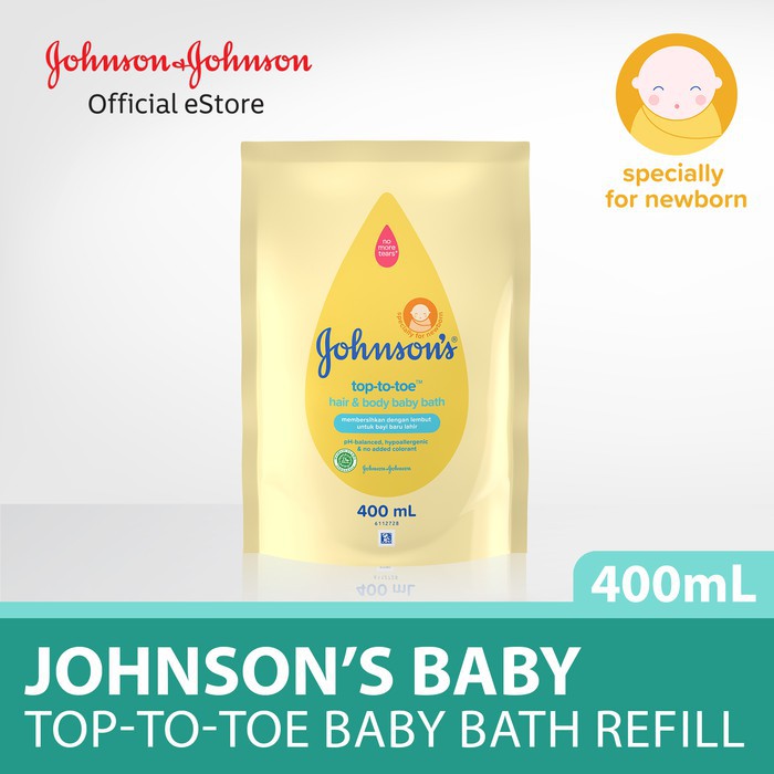 Johnson baby TOT/ TOP-TO-TOE wash reff 400ml