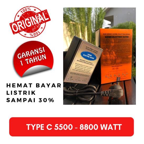 Hemat Alat Penghemat Listrik Home Electric Saver Pak Bambang Typec 5500-8800