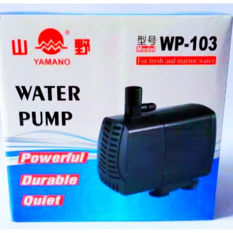 Mesin Pompa Celup Yamano WP-103 pompa filter Aquarium Aquascape Hidroponik Submersible Pump Power Head