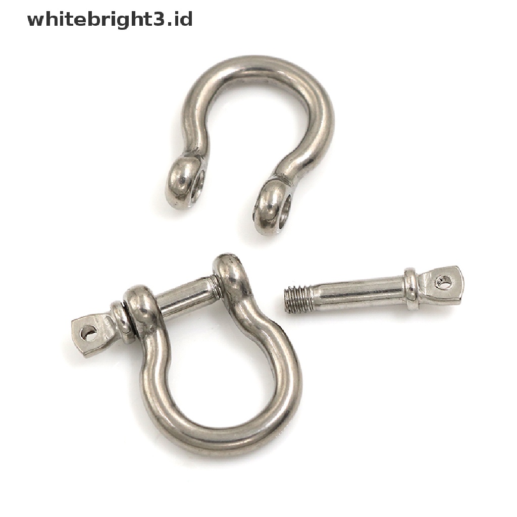(whitebright3.id) 5pcs m4 304 Sekrup stainless steel Untuk Memasukkan Tali Busur