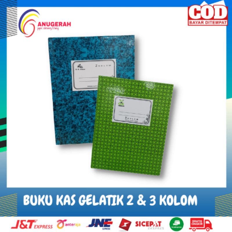 

BUKU KAS GELATIK QUARTO 100 2 / 3 KOLOM (PCS)