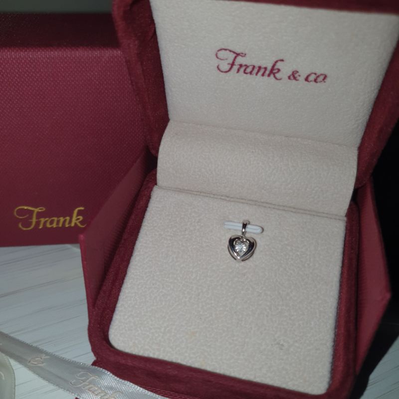Frank & Co Pendant Modern Glint (dancing heart) - Preloved